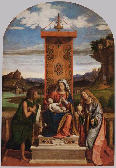 CIMA da Conegliano Baptist and Mary Magdalen Spain oil painting art